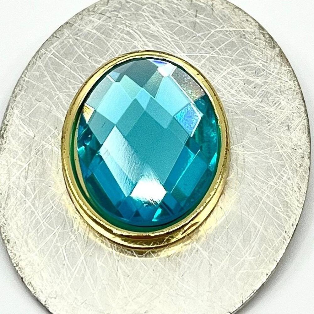 Vintage two tone mixed metal